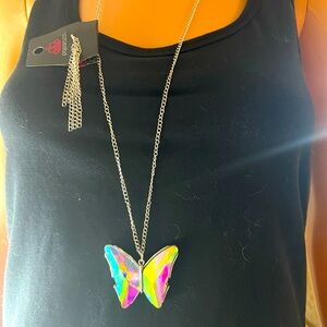 15 Pieces of Paparazzi Iridescent Necklaces